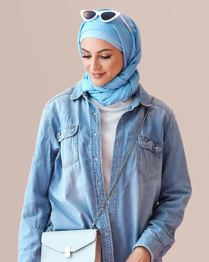 ⁦قميص جينز كاجوال⁩ - الصورة ⁦4⁩