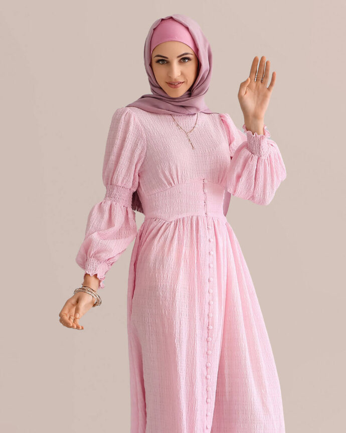 ⁦فستان واسع من الشيفون⁩ - الصورة ⁦2⁩